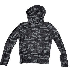 Monrow black camo hoodie